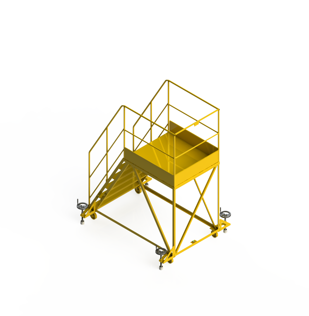Escada de  manutenção 1.5M - Plataforma