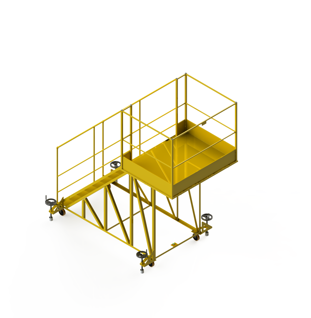 Imagem do projeto Escada de manutenção - 1.7M - Plataforma