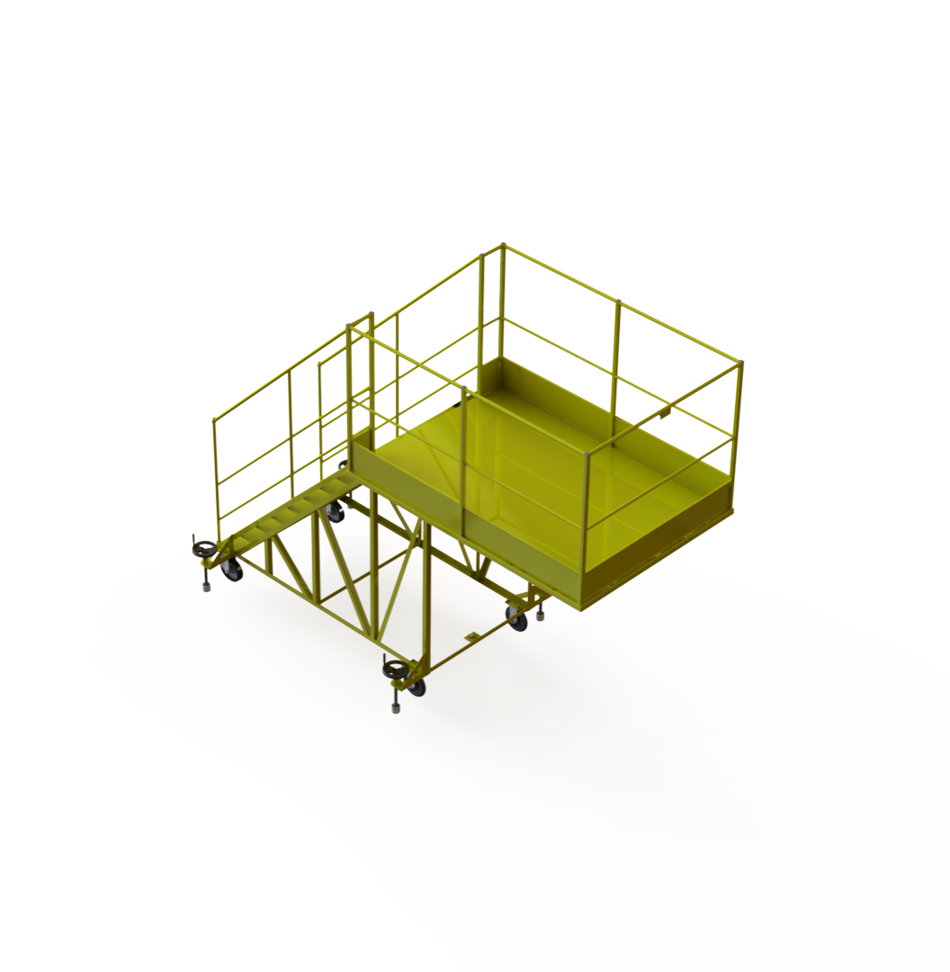Escada de manutenção 1.5 x 1.7M - Plataforma